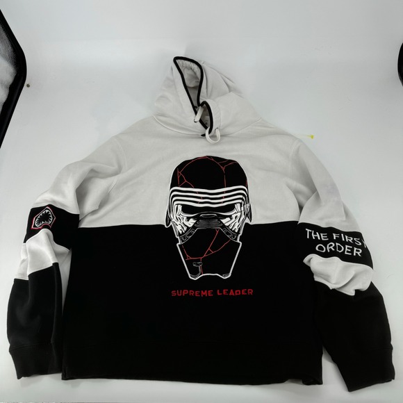 Disney Other - Disney Star Wars Kylo Ren Supreme Leader Hoodie Mens XL White Black